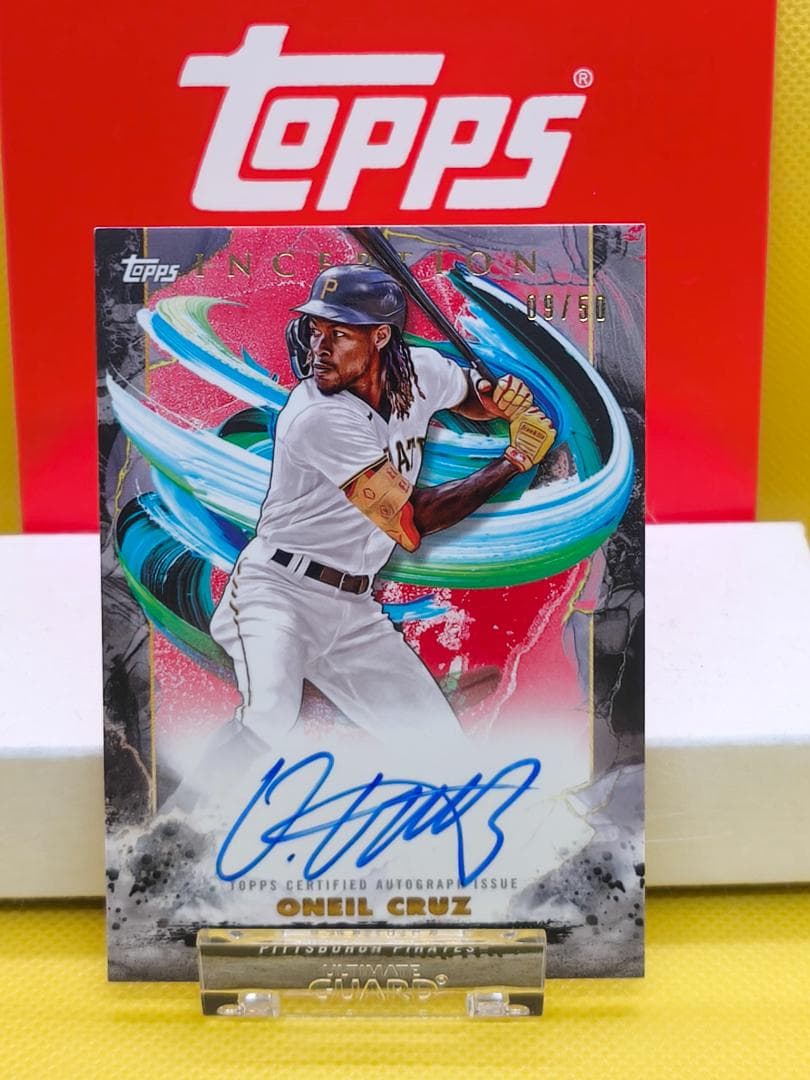 【匿名配送】世界50枚_O'Neil Cruz_直筆サイン_シリアル付き