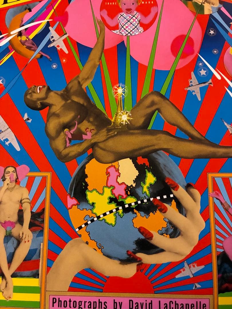 値下★横尾忠則シルクポスター★ラチャペルランドＡ★サイン入りB1