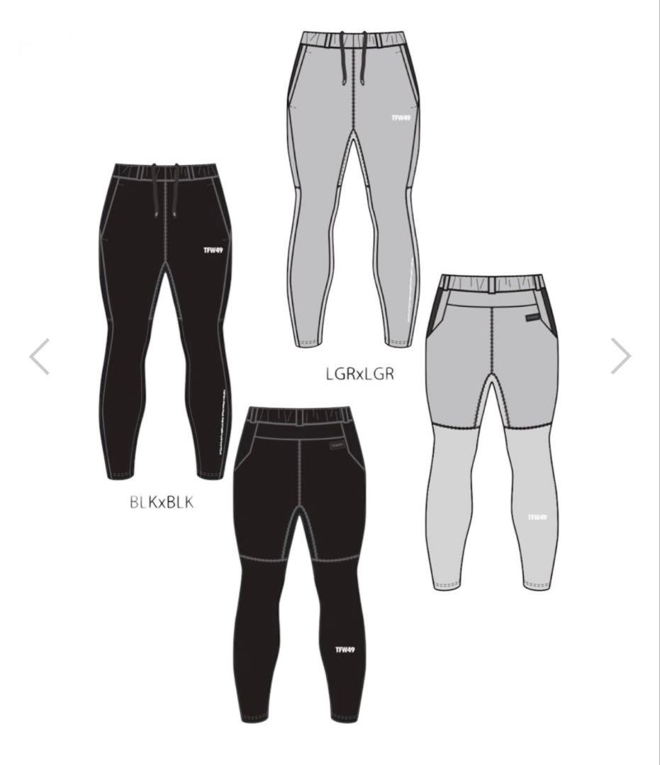 TFW49 25SS新作 STRECH HYBRID PANTS グレー　L