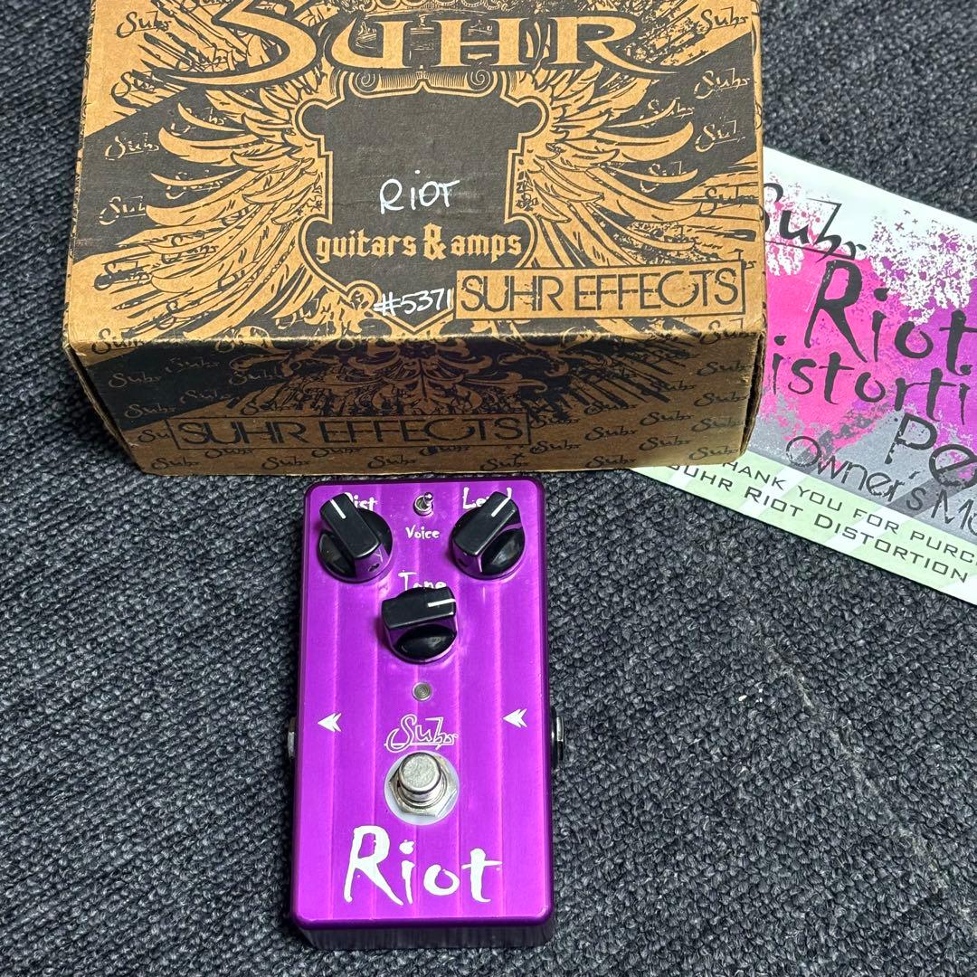 【てるてる様】 Suhr Riot ディストーションペダル