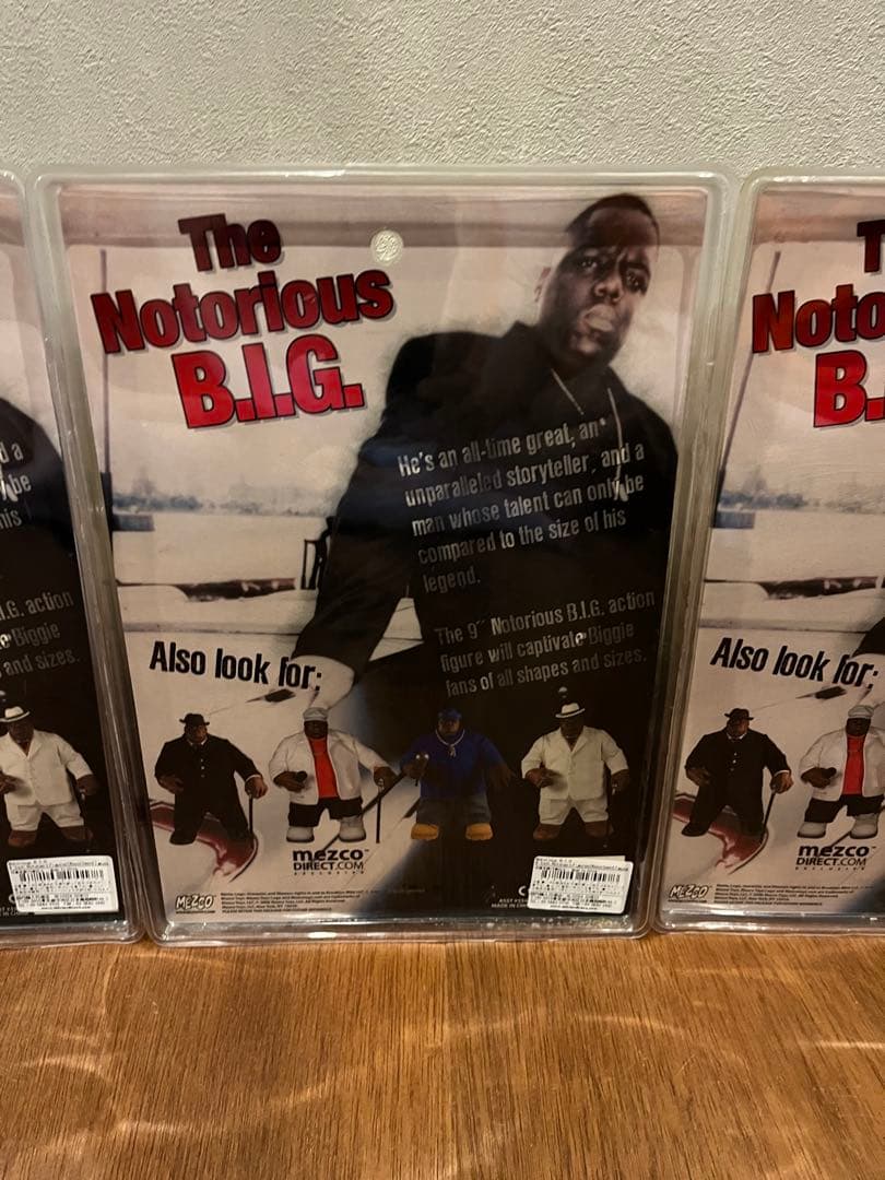 貴重　ノートリアス　ビギー　フィギュア　3体セット＋１体