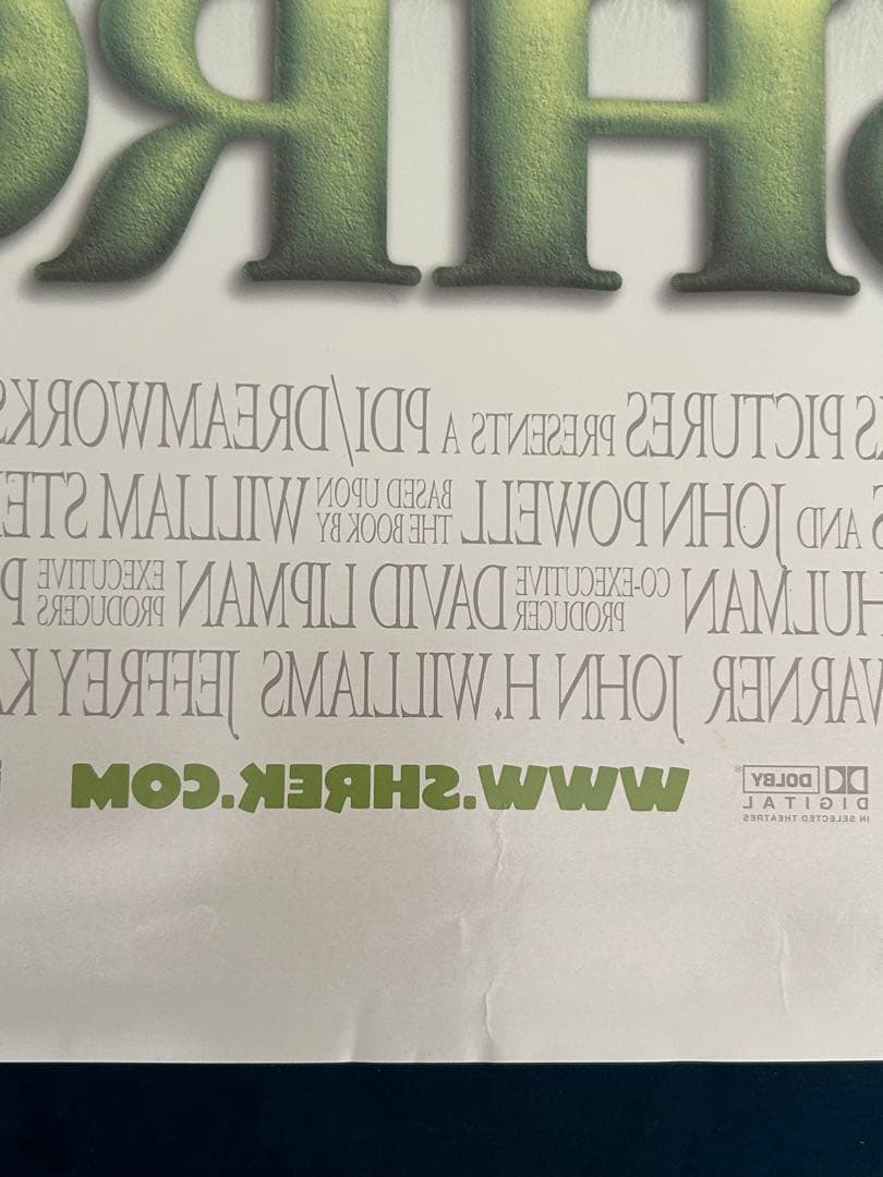 シュレック　USオリジナル映画ポスター