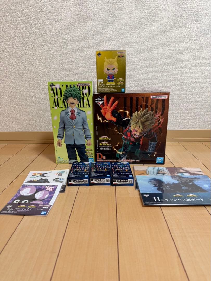 一番くじ 僕のヒーローアカデミア -紡がれる想い A、D、F賞＋下位賞おまけつき