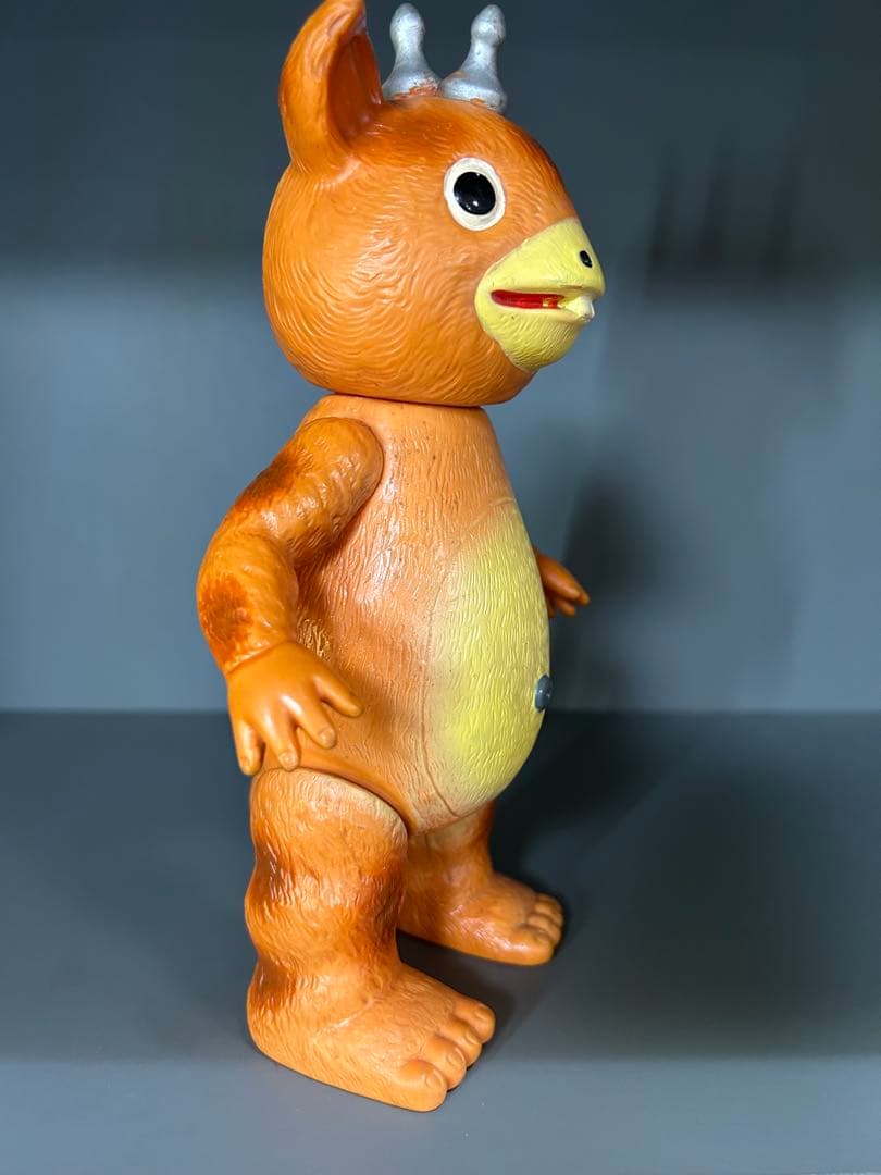 マルサン怪獣ブースカ　オレンジ成型　王冠　珍色銀塗装