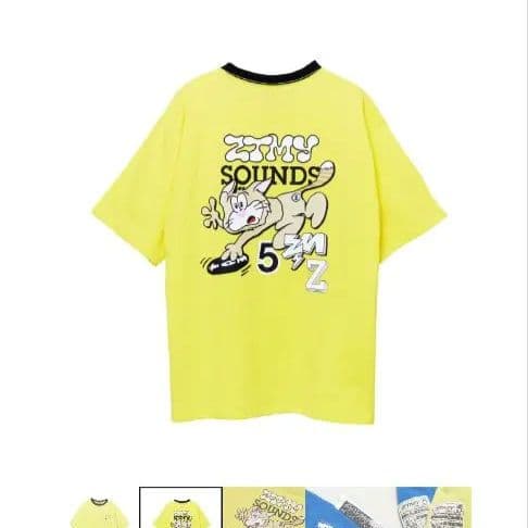 完売品　ZTMY GINGER CAT TEE (Yellow)　　XXL