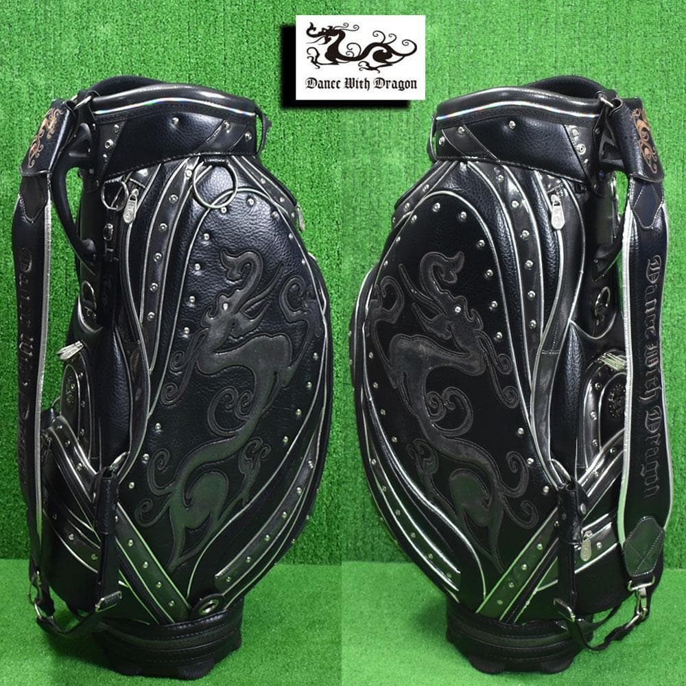 DANCE WITH DRAGON/ダンスウィズドラゴン キャディバッグ 美品！