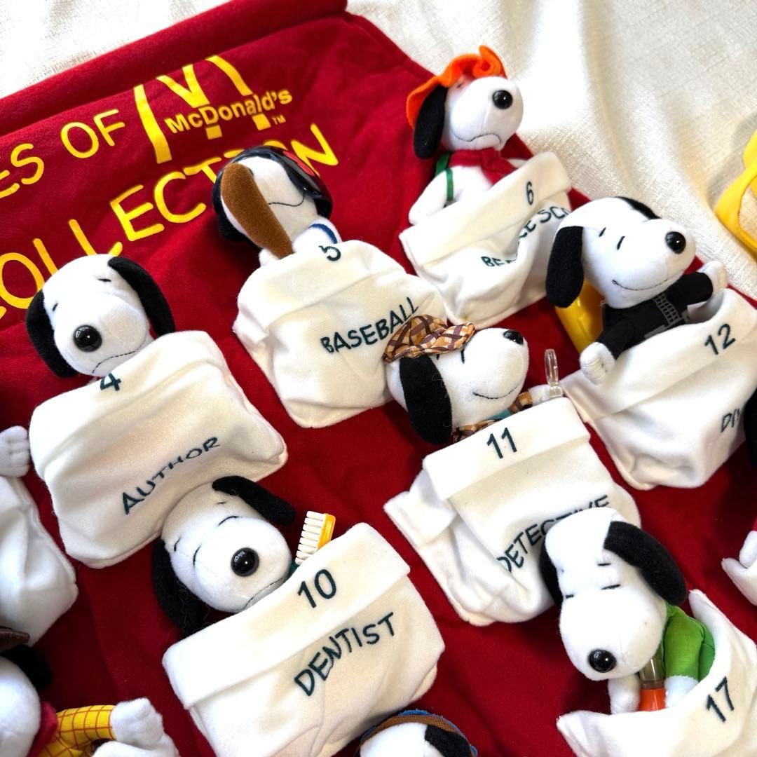 マクドナルド スヌーピーコレクション タペストリー 2001年製　ぬいぐるみ