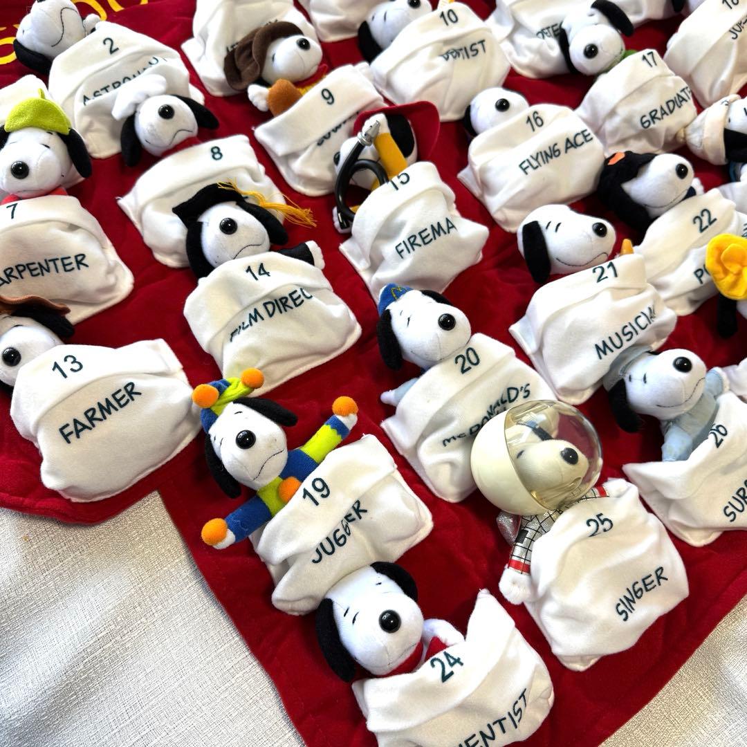 マクドナルド スヌーピーコレクション タペストリー 2001年製　ぬいぐるみ