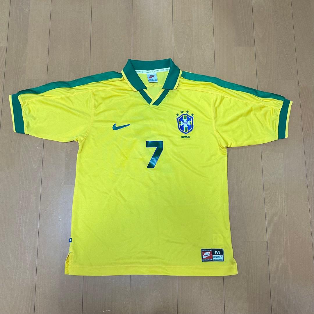 W杯　【極希少】90s ブラジル代表　97年ユニフォーム　NIKE 銀タグ