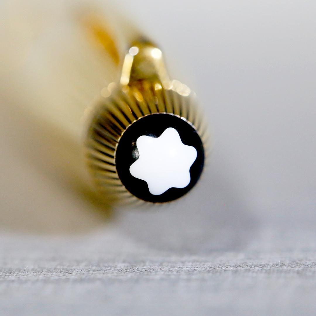 【レア美品 絶版品】モンブラン 万年筆 １４６５ バーメイル ソリテール