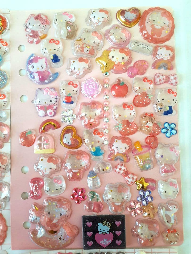 シール帳 完成品 ボンボンドロップシール キティ バインダー 正規品