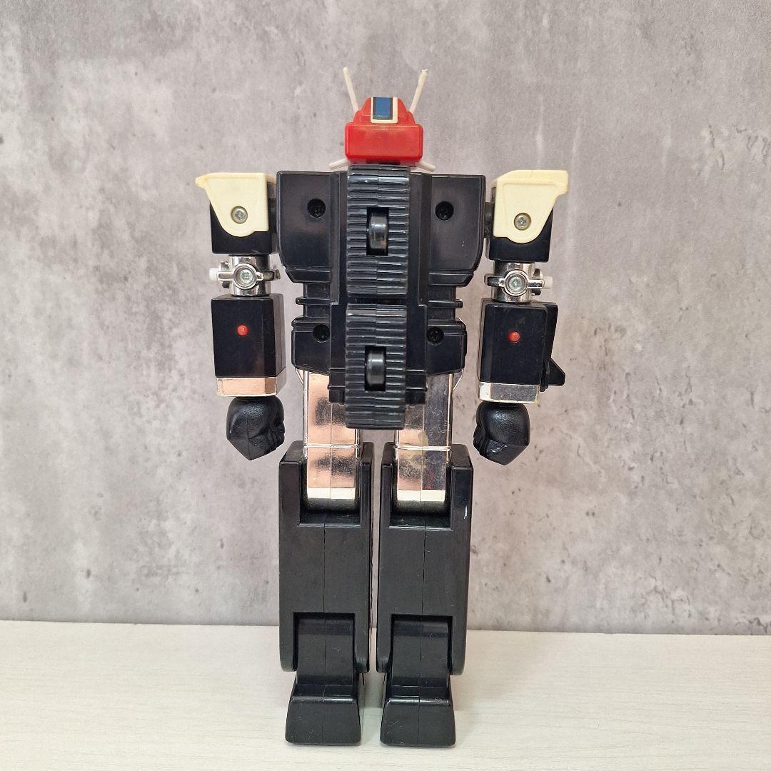 1987年【昭和レトロ】可動式ロボットフィギュア 赤黒
