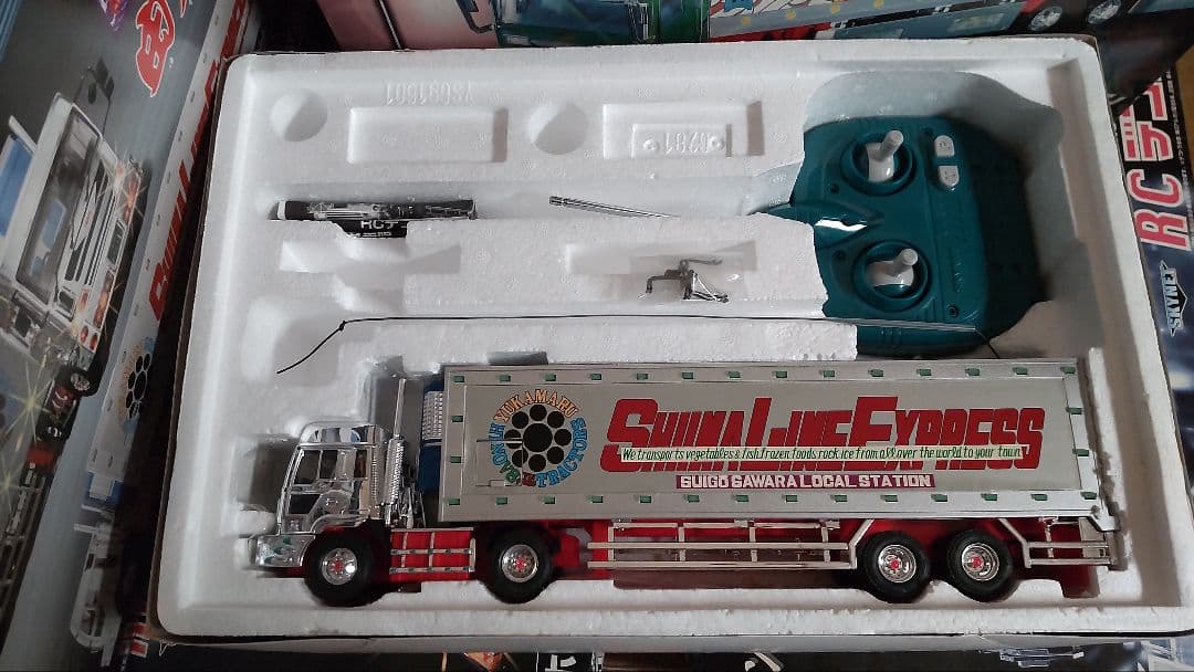 「スカイネット 椎名急送 由加丸 ラジコン 1/43 」デコトラ トラック野郎
