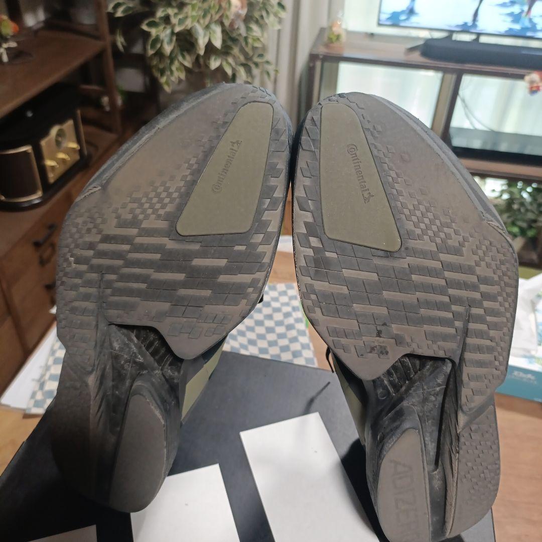 アディダス アディオスプロ4 アディゼロアディオスプロ4 黒×オリーブ