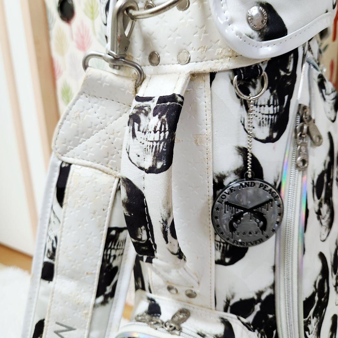 【激レア】MARK&LONA マークアンドロナ スカル柄 キャディバッグ