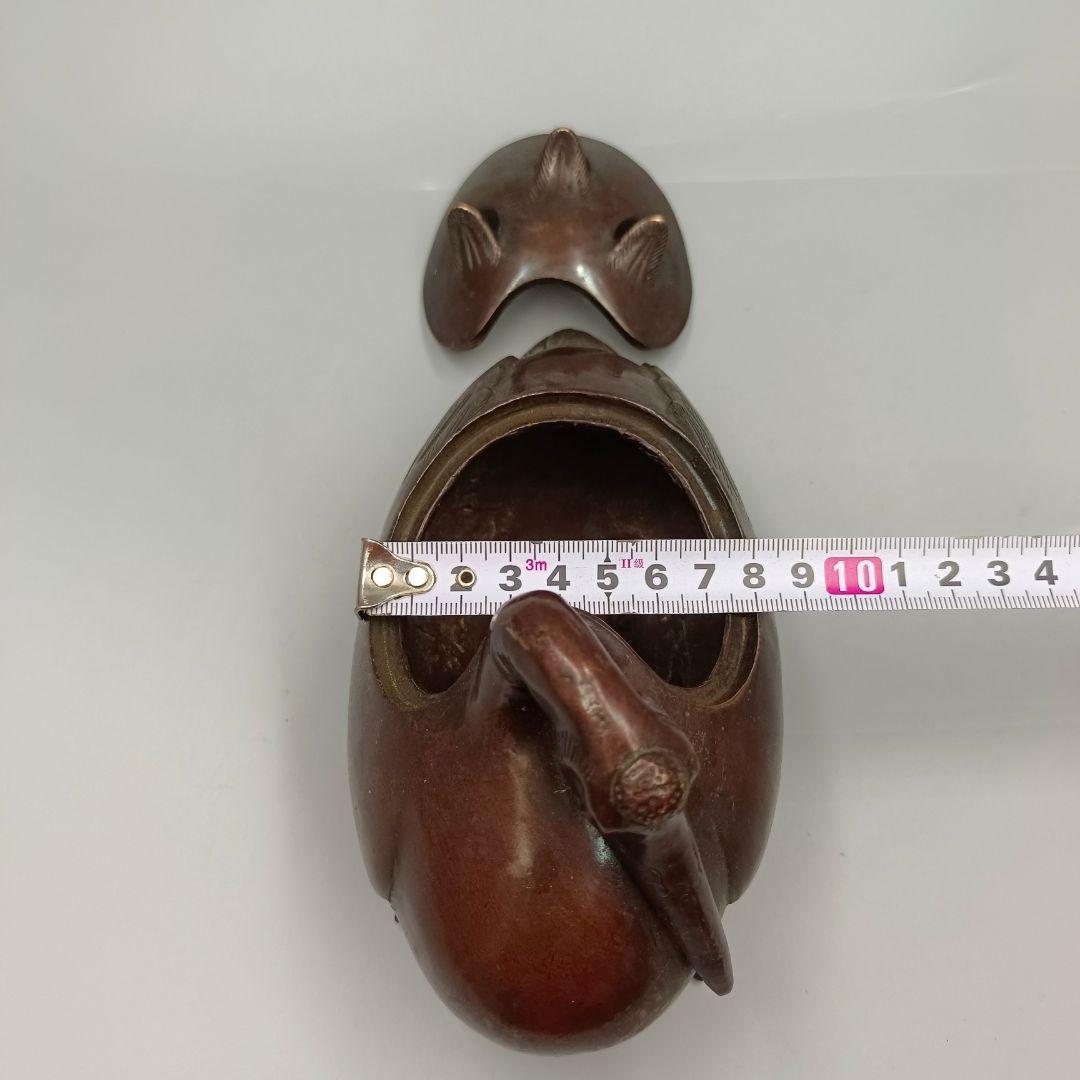 銅器 香炉 白鳥薫香炉 香道具 茶道具 装飾品 工芸品 美術品 置物
