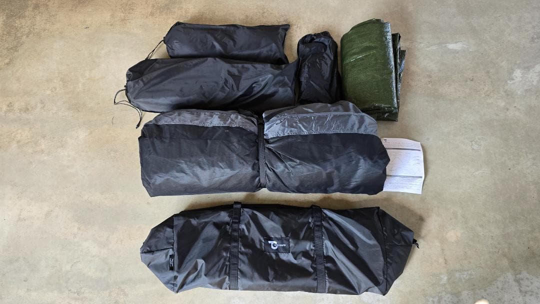 TOKYO CRAFTS テンビシェルター（グレー） ルーフシート付き