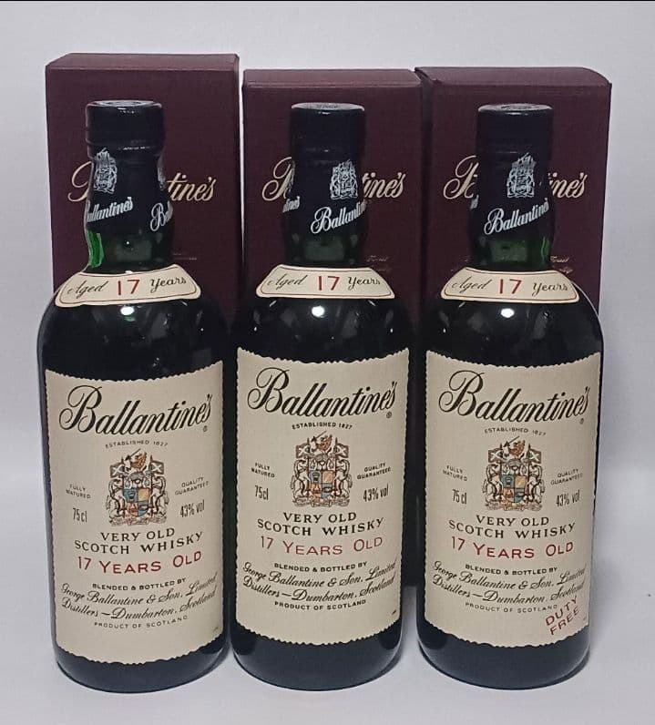 Ballantine's 17年 新旧　6本セット