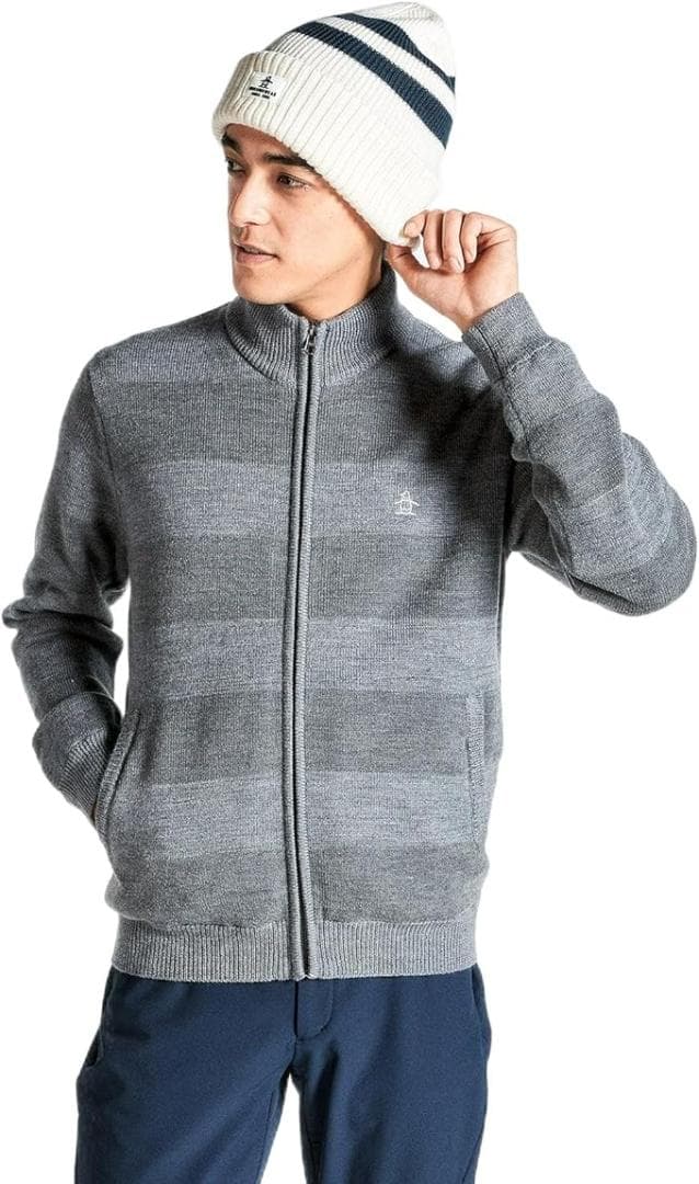 新品 MUNSINGWEAR 防風フルジップセーター（総裏地付き）