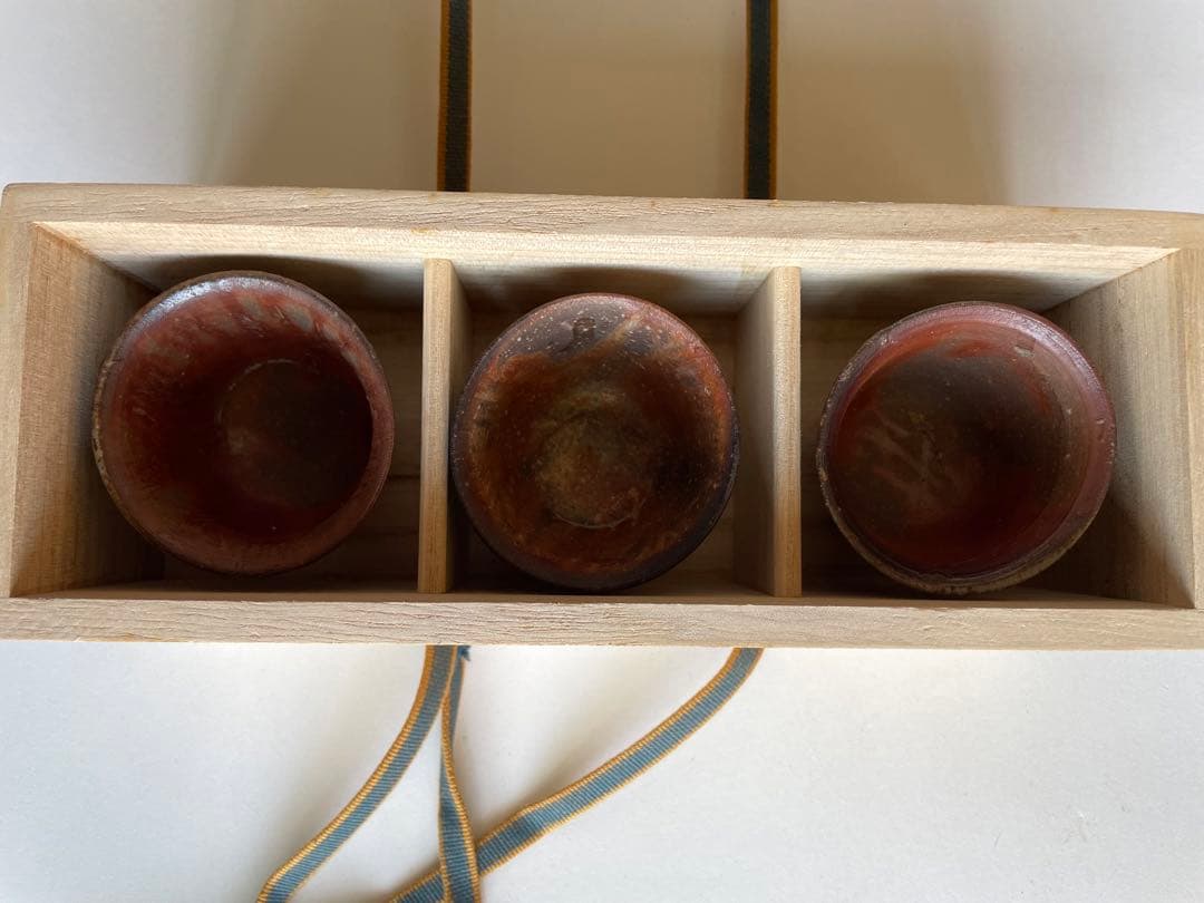 備前焼　３個セット　ぐい呑み　盃　酒器　徳利　食器　器