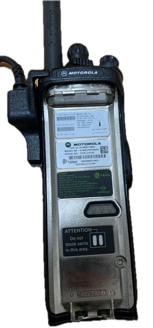 Motorola モトローラ XTS5000 実物