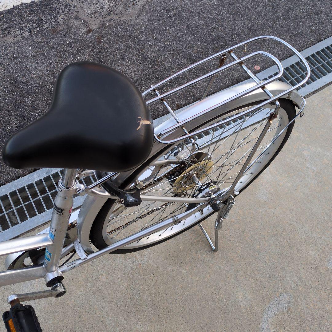 サイモト自転車 26インチ シルバー