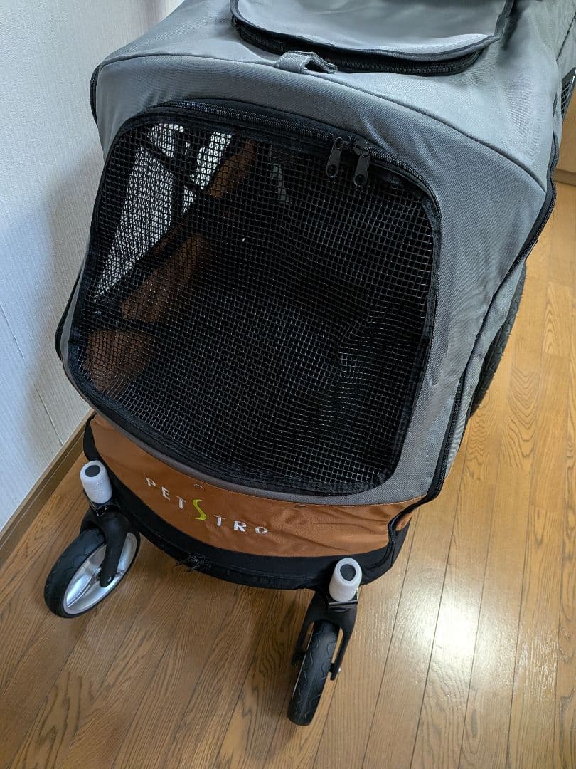 【美品】大型犬・多頭飼いカート「Silver Wing」4輪バギー