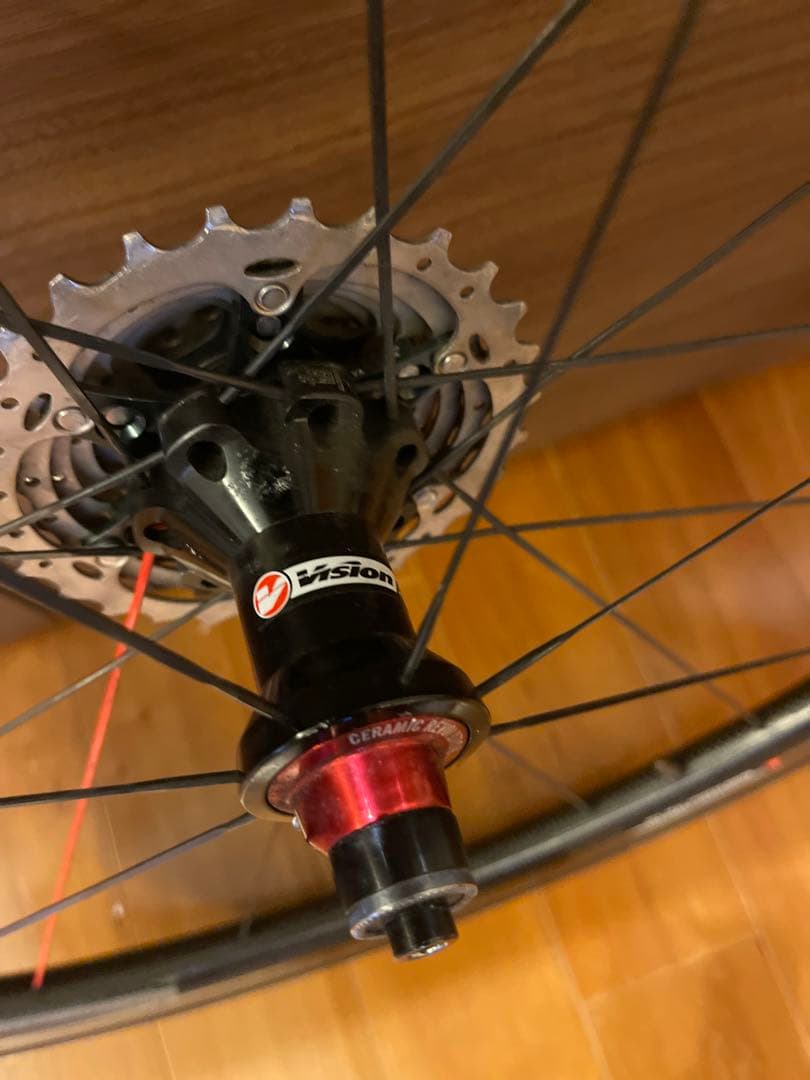 新品ステッカー付 Vision metron40 rim カーボンホイール