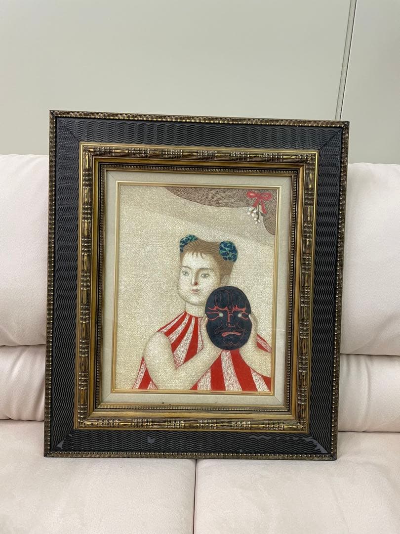 杉本澄男　お面　個展出品作