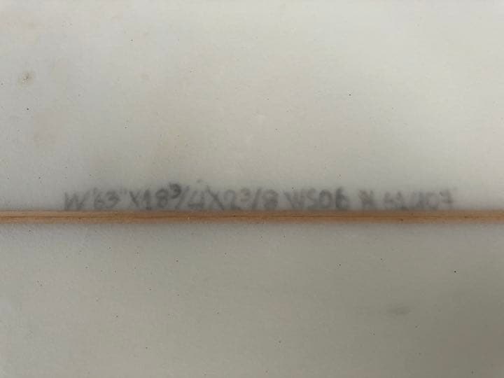 奈良発 サーフボード 6'3 × 18 3/4 × 2 3/8