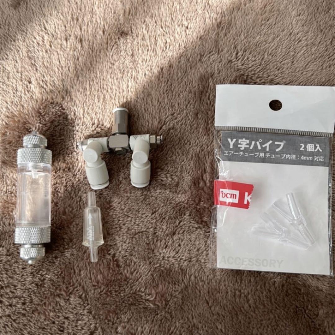 【セット】ADA 電磁弁 & CO2 レギュレーター & ミドボン変換アダプター