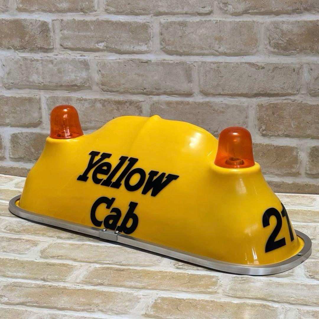 Yellow Cab Taxi ルーフサイン　US雑貨　イエローキャブ