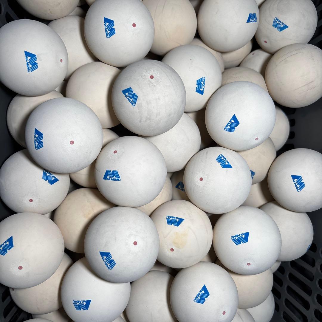 A*】様 【早い者勝ち】ソフトテニス ボール アカエム 100球 ポータブルバッ