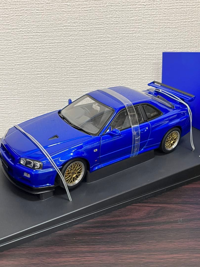オートアート1/18 be-J世界限定500台 R34スカイラインGT-R