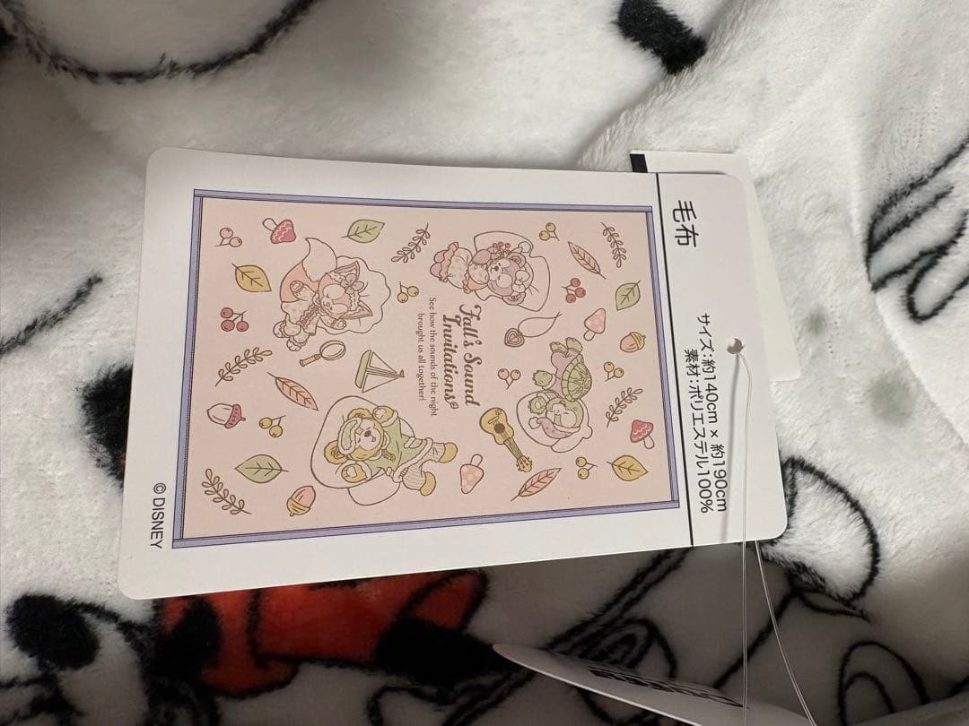 ダッフィー＆フレンズ　毛布