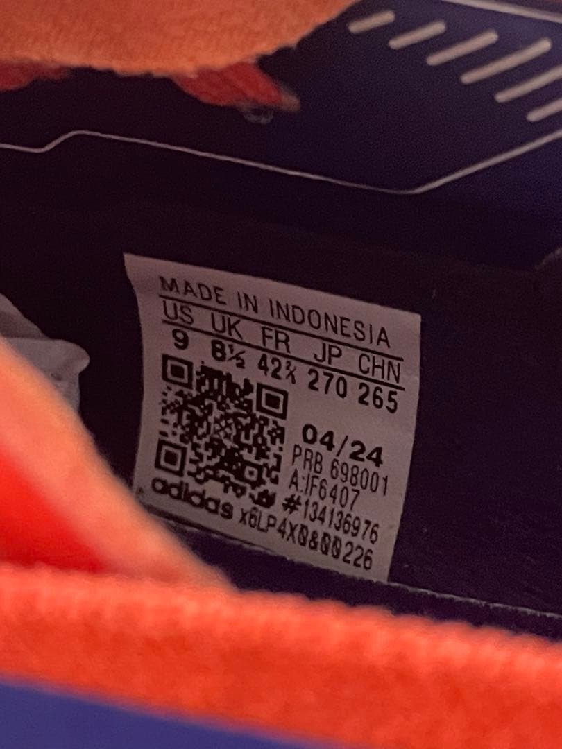 アディダスサッカースパイクシューズプレデターエリートHG AGブルーオレンジ27