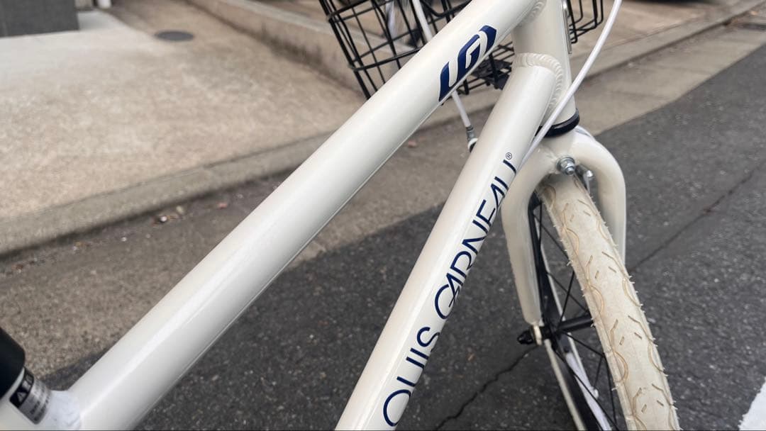 美品 LOUIS GARNEAU 子供用自転車 ホワイト