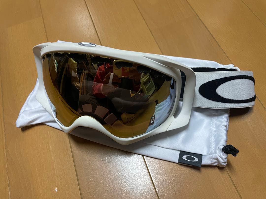 OAKLEY CROWBAR スノーゴーグル マットホワイト 袋付き 廃盤品
