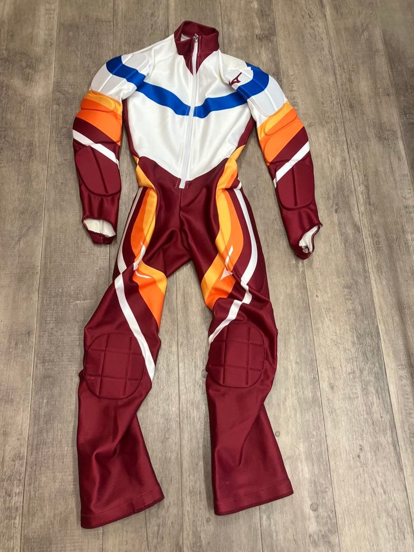 MIZUNO ミズノ　アルペンスキーレーシングスーツ　ロゴ　競技スキー　パット