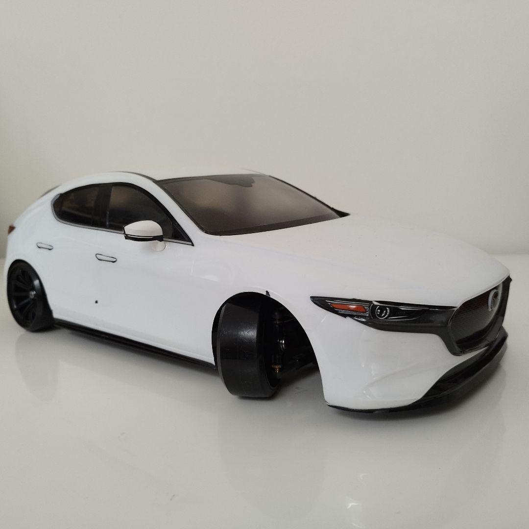 タミヤ　TT-02 2駆コンバージョンキット　マツダ3 ドリフト　カスタム