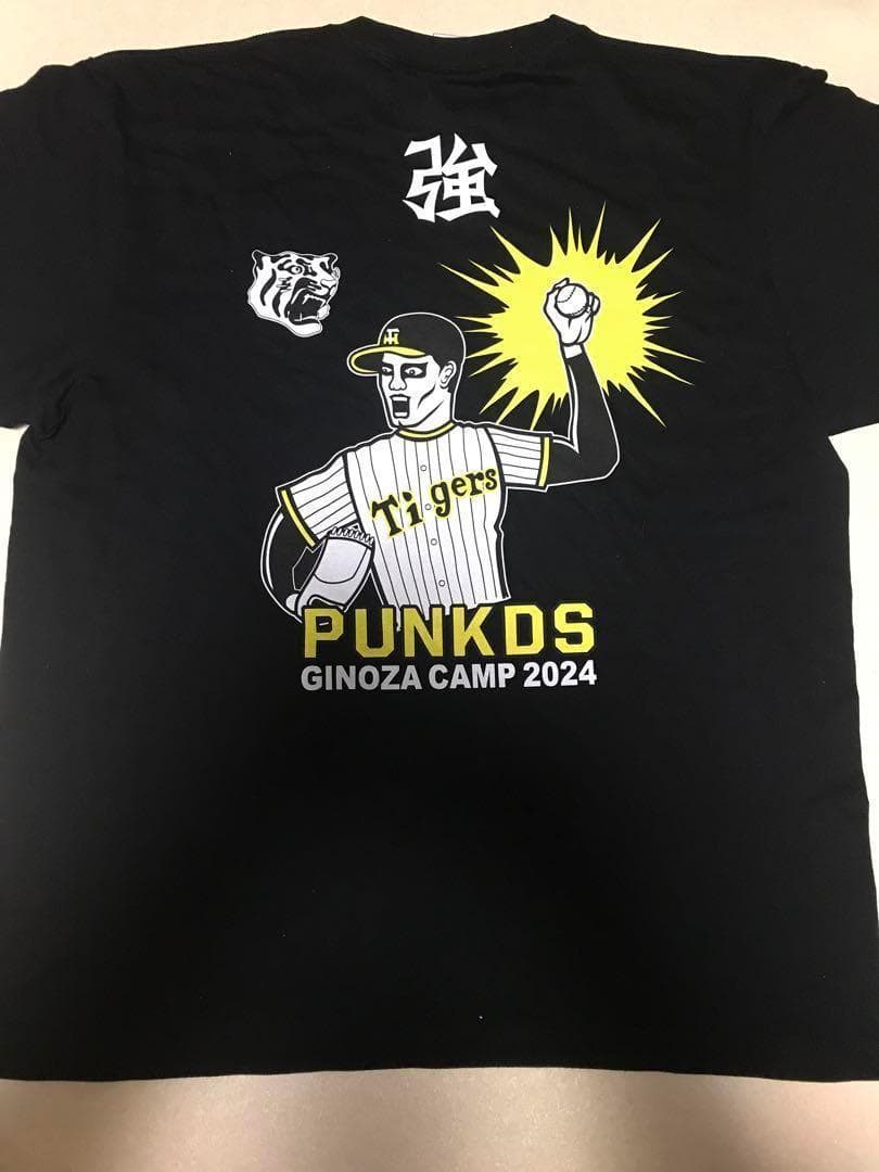 punkdrunkers XL パンクドランカーズ 阪神タイガース tee 黒