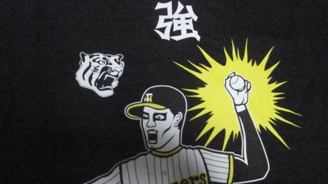 punkdrunkers XL パンクドランカーズ 阪神タイガース tee 黒