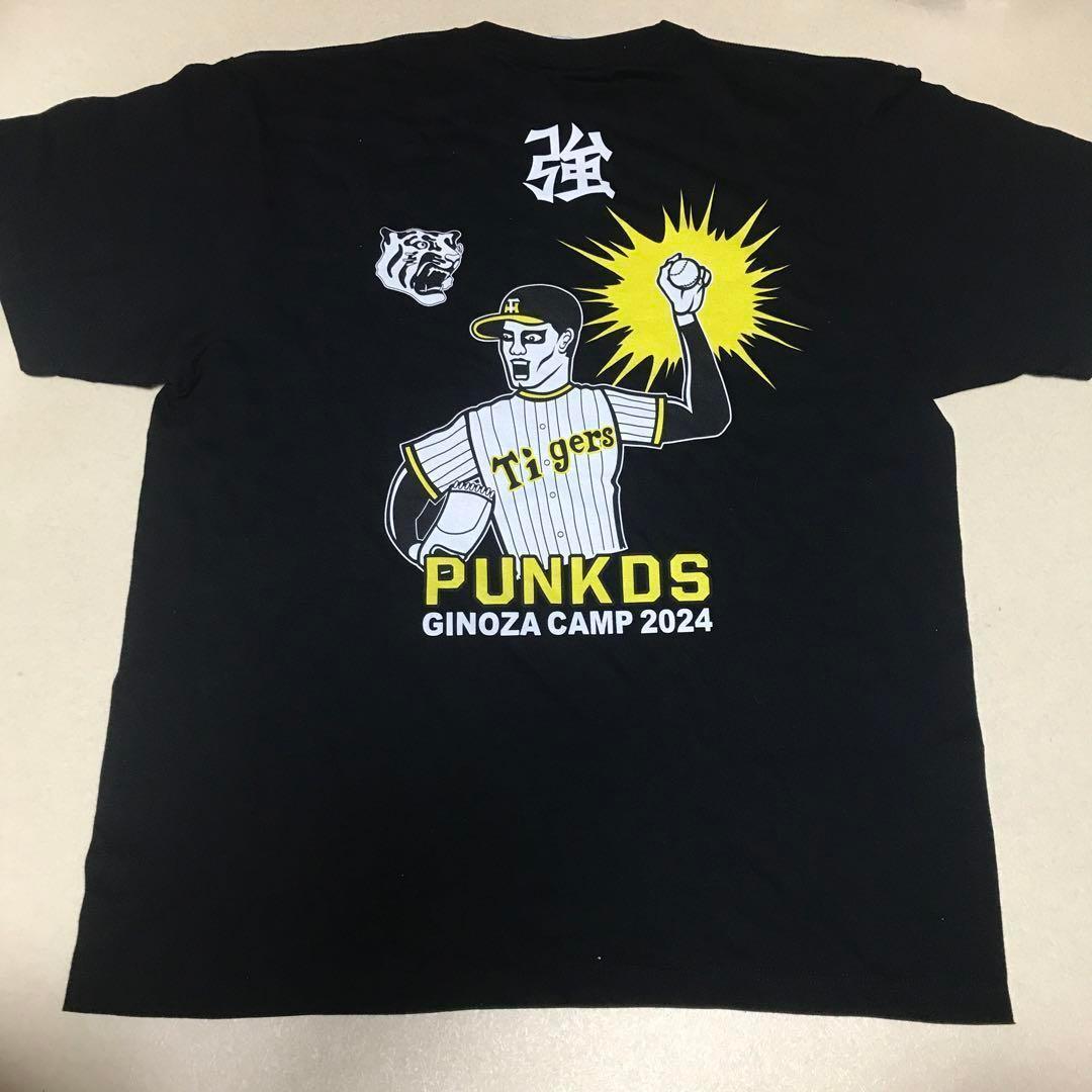 punkdrunkers XL パンクドランカーズ 阪神タイガース tee 黒