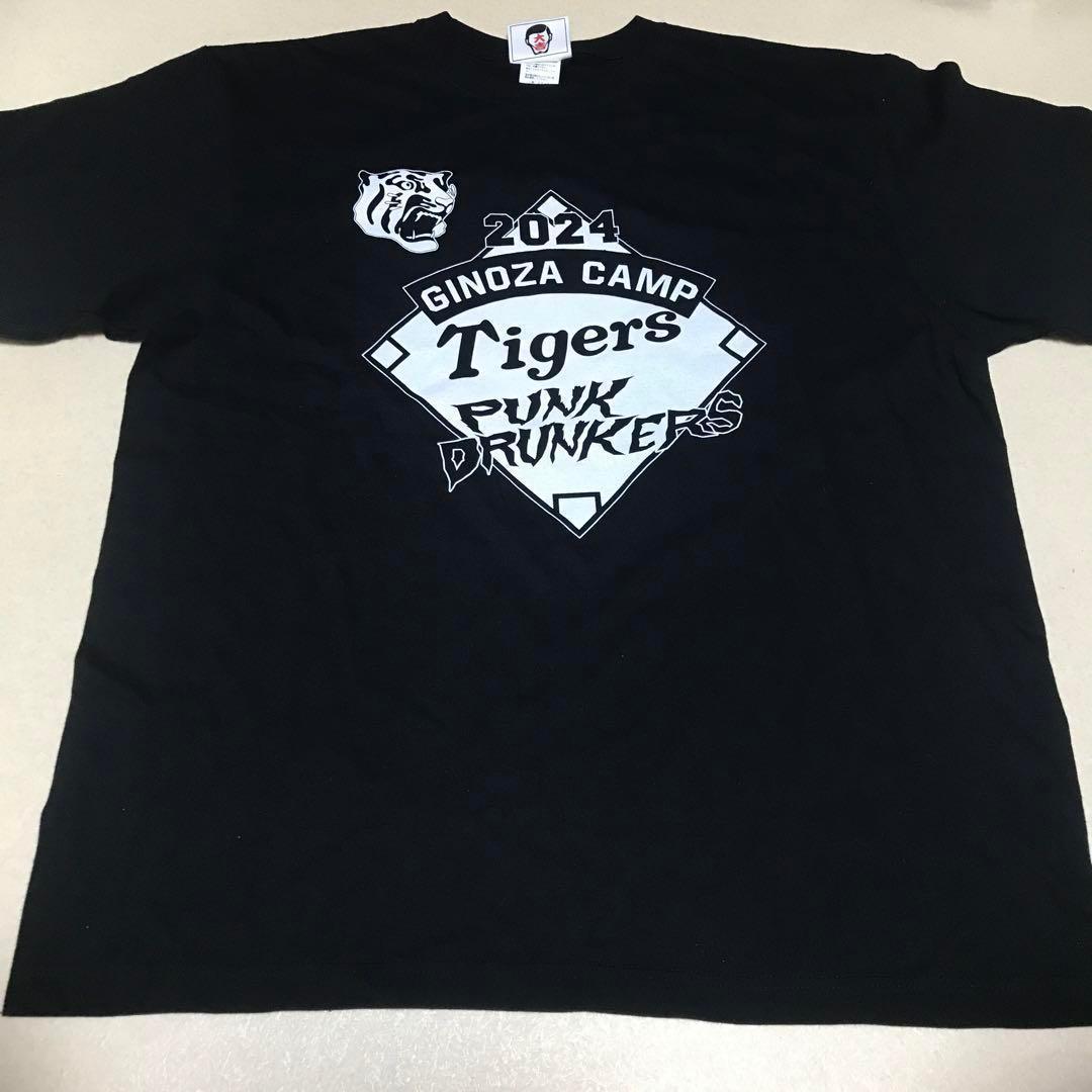 punkdrunkers XL パンクドランカーズ 阪神タイガース tee 黒