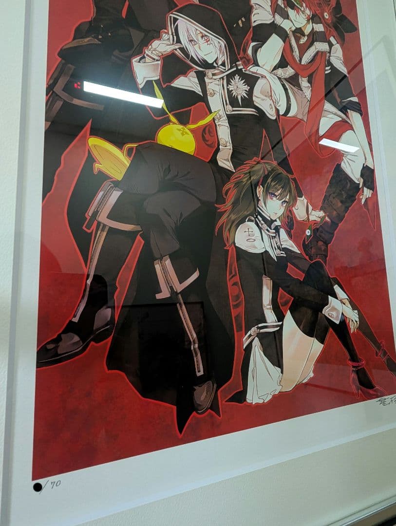 D.Gray-man　複製原画②　Dグレ 原画展　星野桂の世界　直筆 サイン