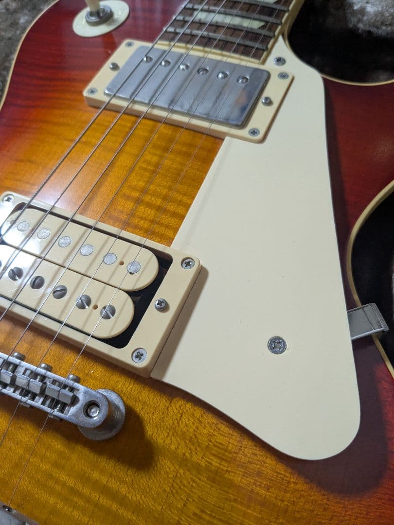 crews OSL FM L crews製セミハードケース付き レスポールタイプ