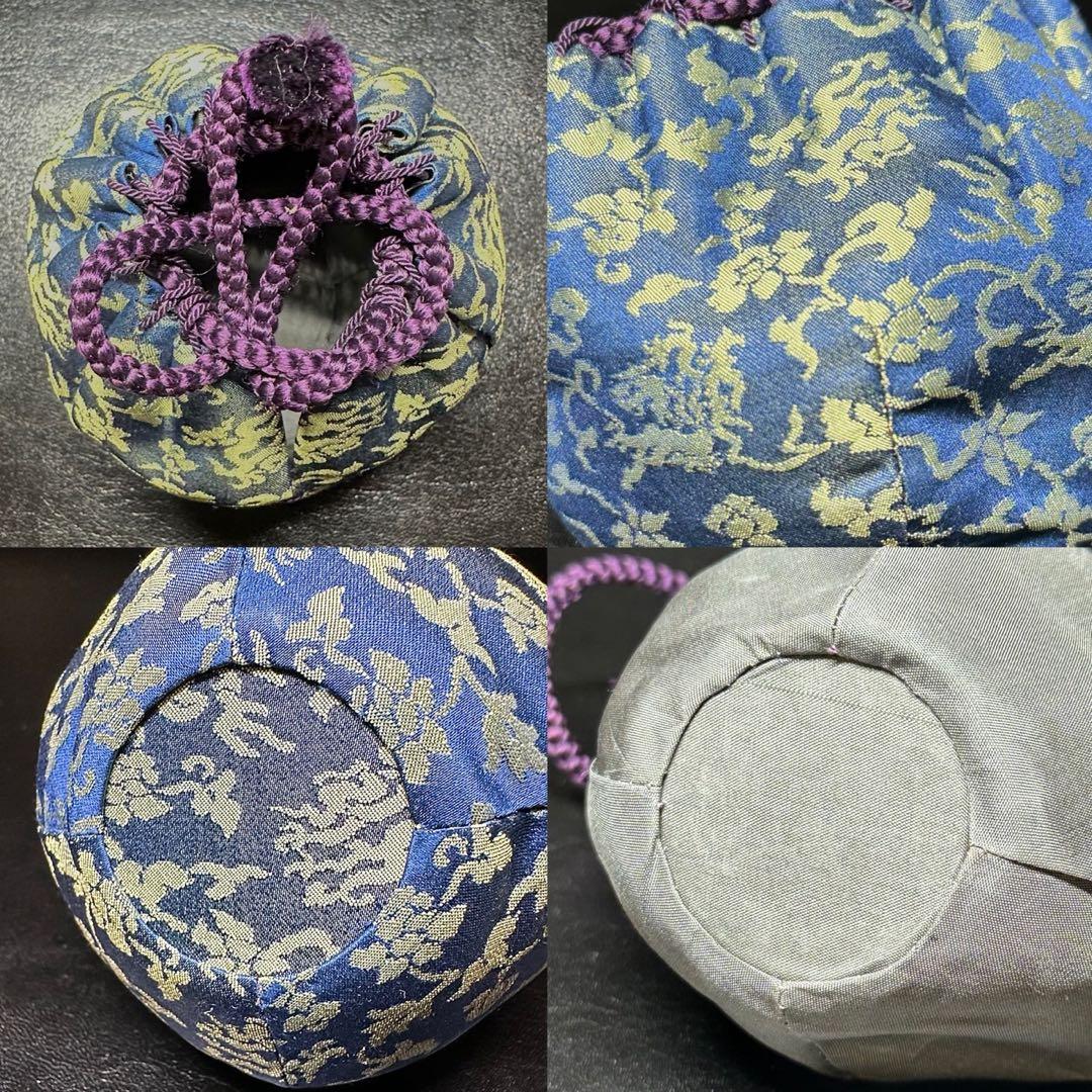 ★茶道具！高麗青磁 茶入(替蓋付)！韓国人間国宝『申 相浩』造！共箱/仕覆付！★