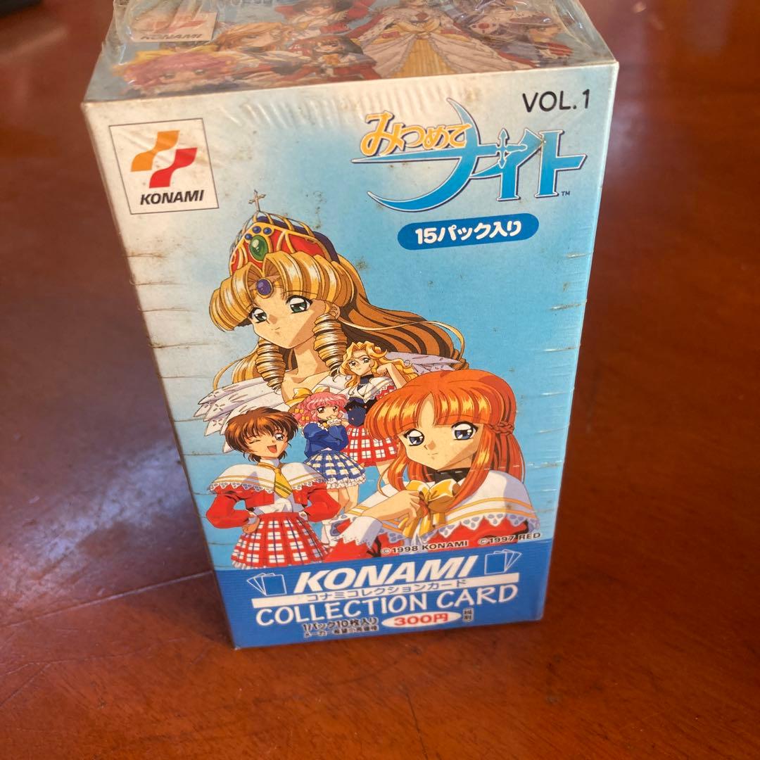未開封品 みつめてナイト コナミコレクションカード 15パック入り