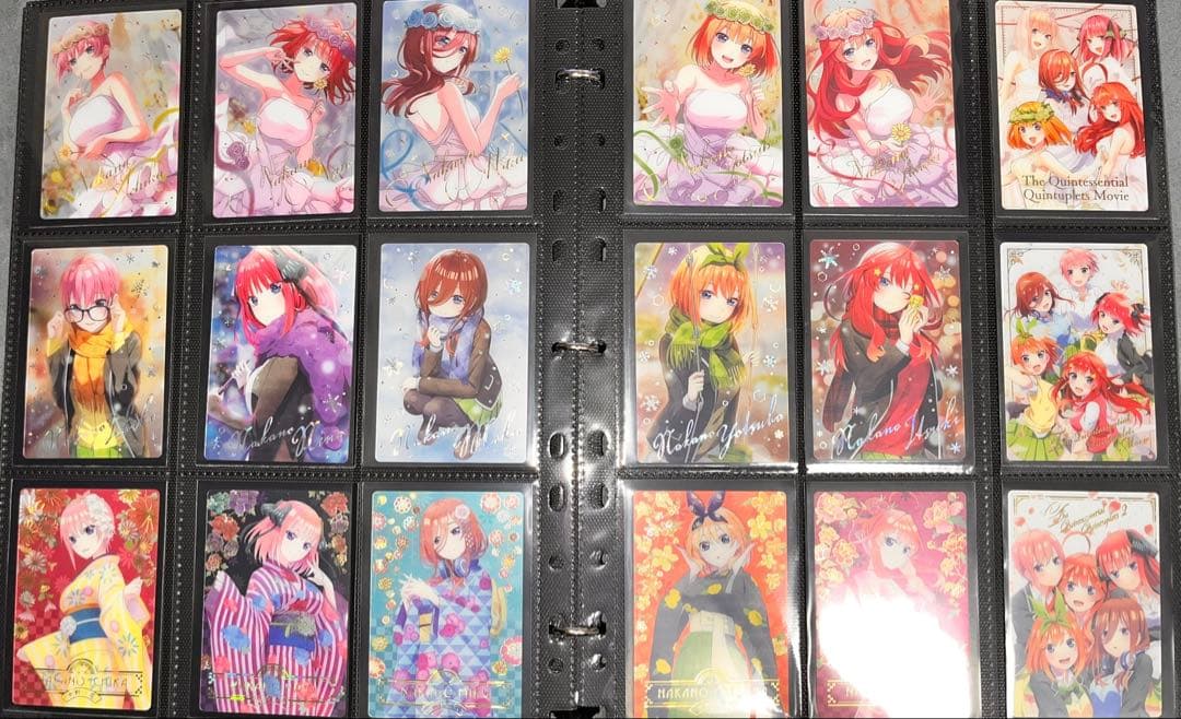 五等分の花嫁　ウエハース　カード