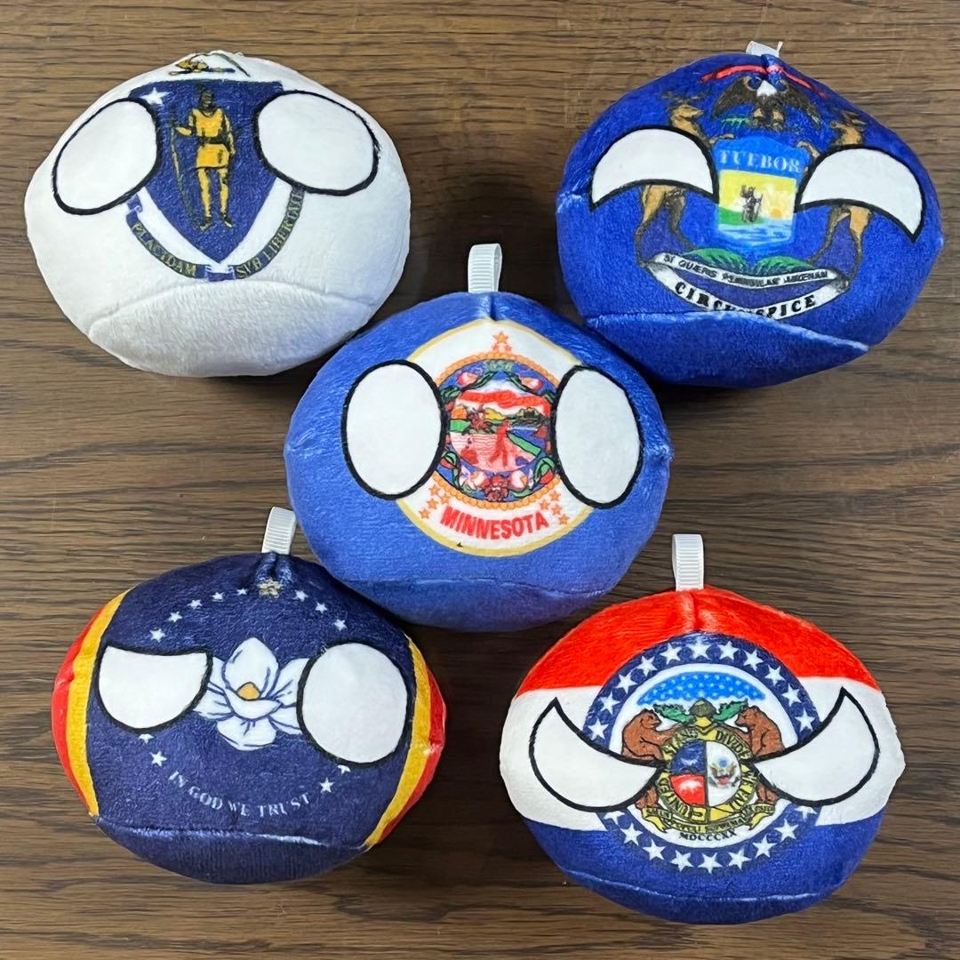 ぬいぐるみ Polandball plush dolls All USA